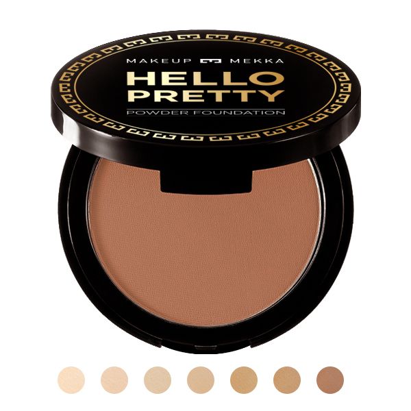 Hello Pretty Powder Foundation, Cinnamon