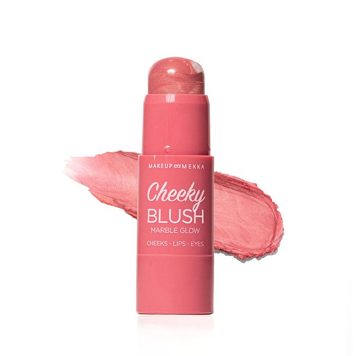 Cheeky Blush Marble Glow , Rosé Marble