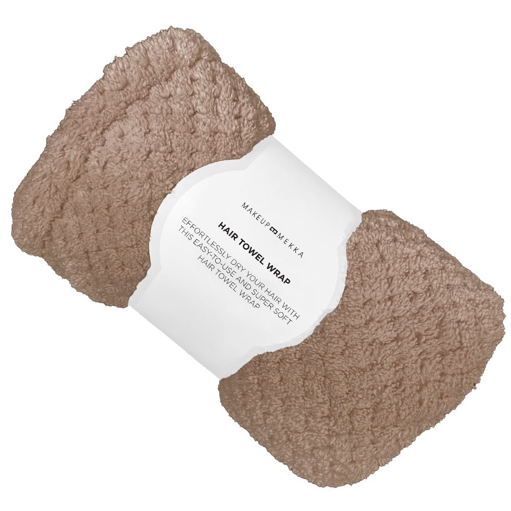 Hair Towel Wrap, Brown