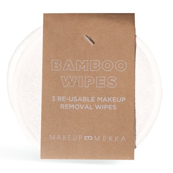 Bamboo Makeup Remover Pads 3pk White, White