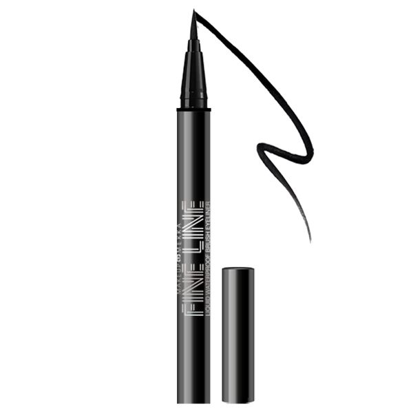 Fine Line Liquid Waterproof Eyeliner, Black