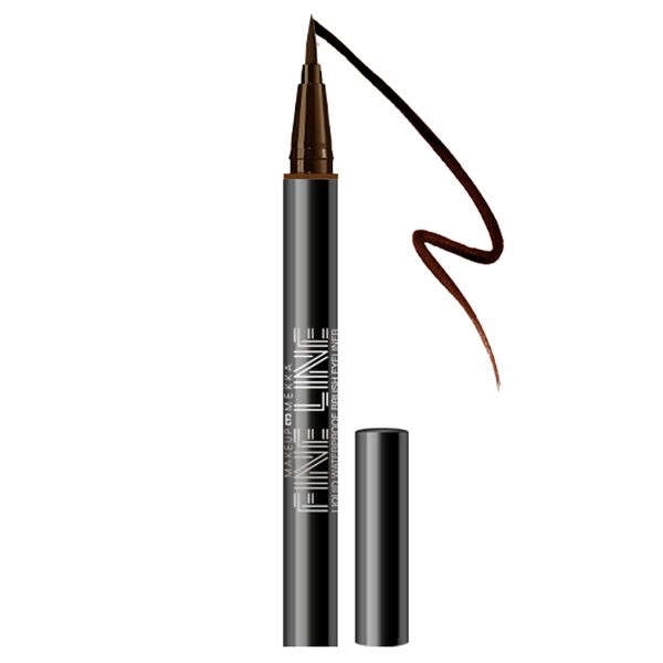 Fine Line Liquid Waterproof Eyeliner, Brown
