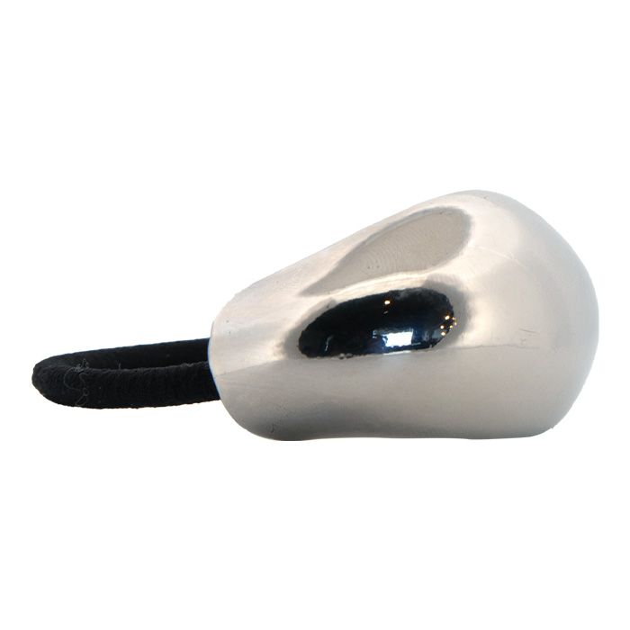 Metal Hair Tie Large , Silver