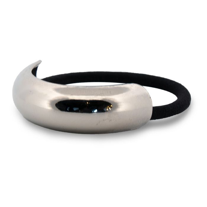 Metal Hair Tie Small, Silver