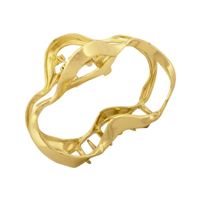Golden Wave Hair Clip