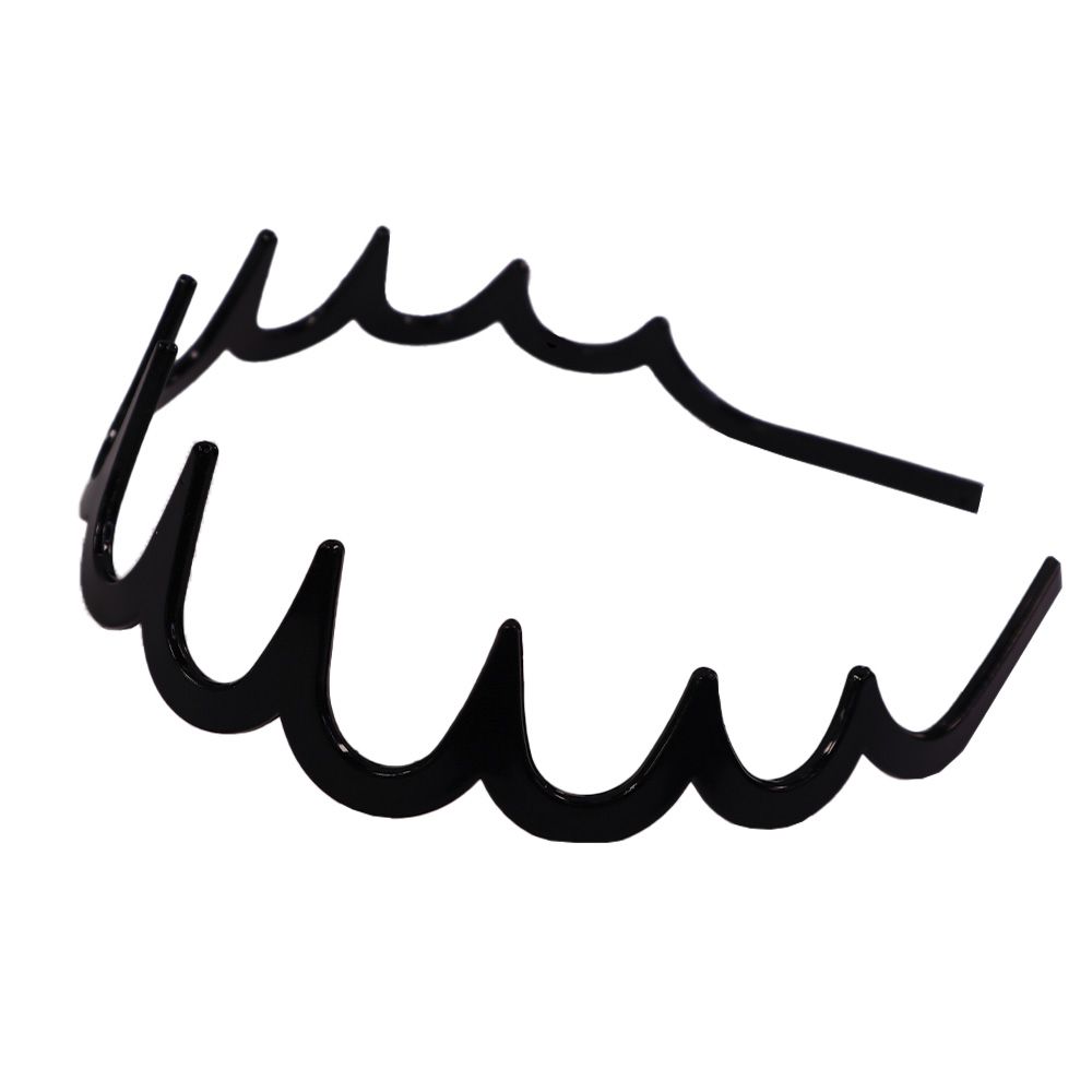 Zig Zag Headband, Black