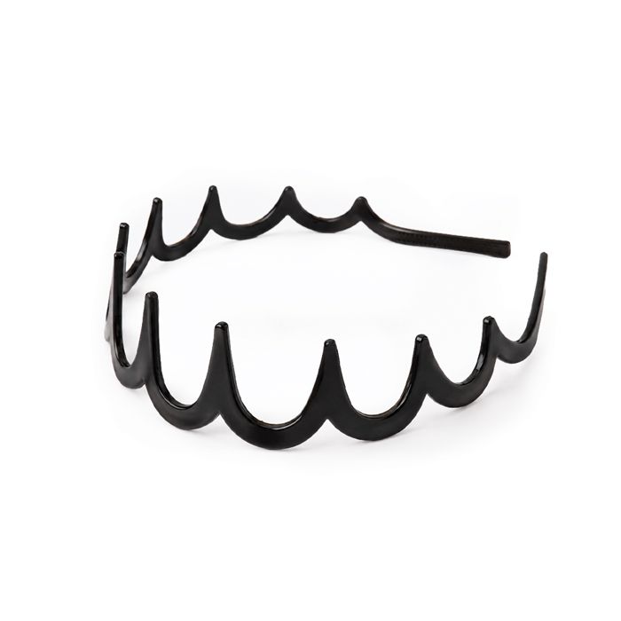 Zig Zag Headband, Black