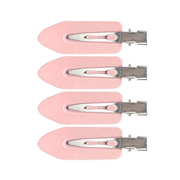 Hair Clips No Crease 4pk, Pink