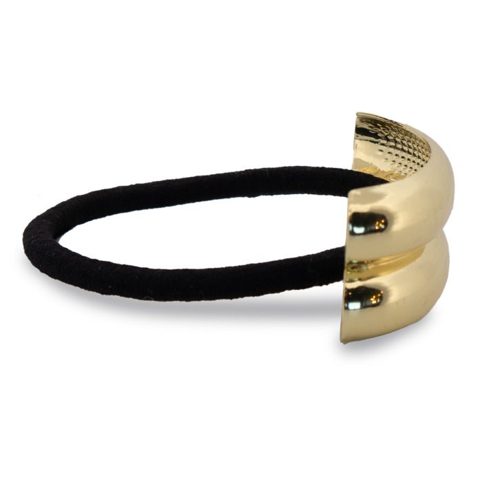 Metal Hair Tie Pattern, Gold