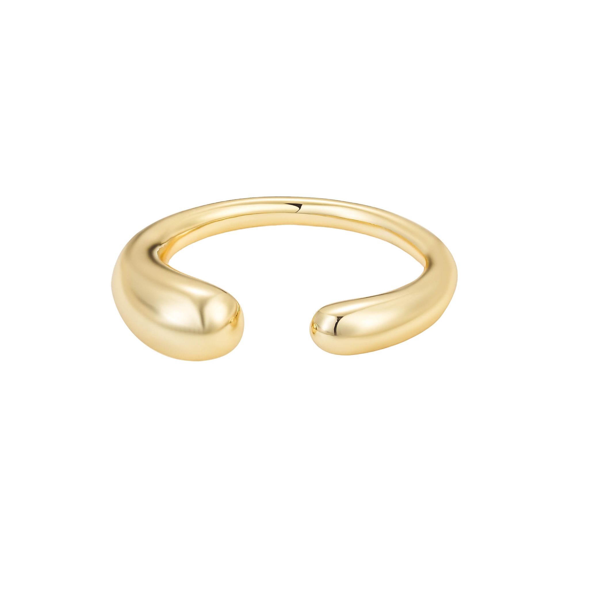 Chunky Teardrop Ring, Gold