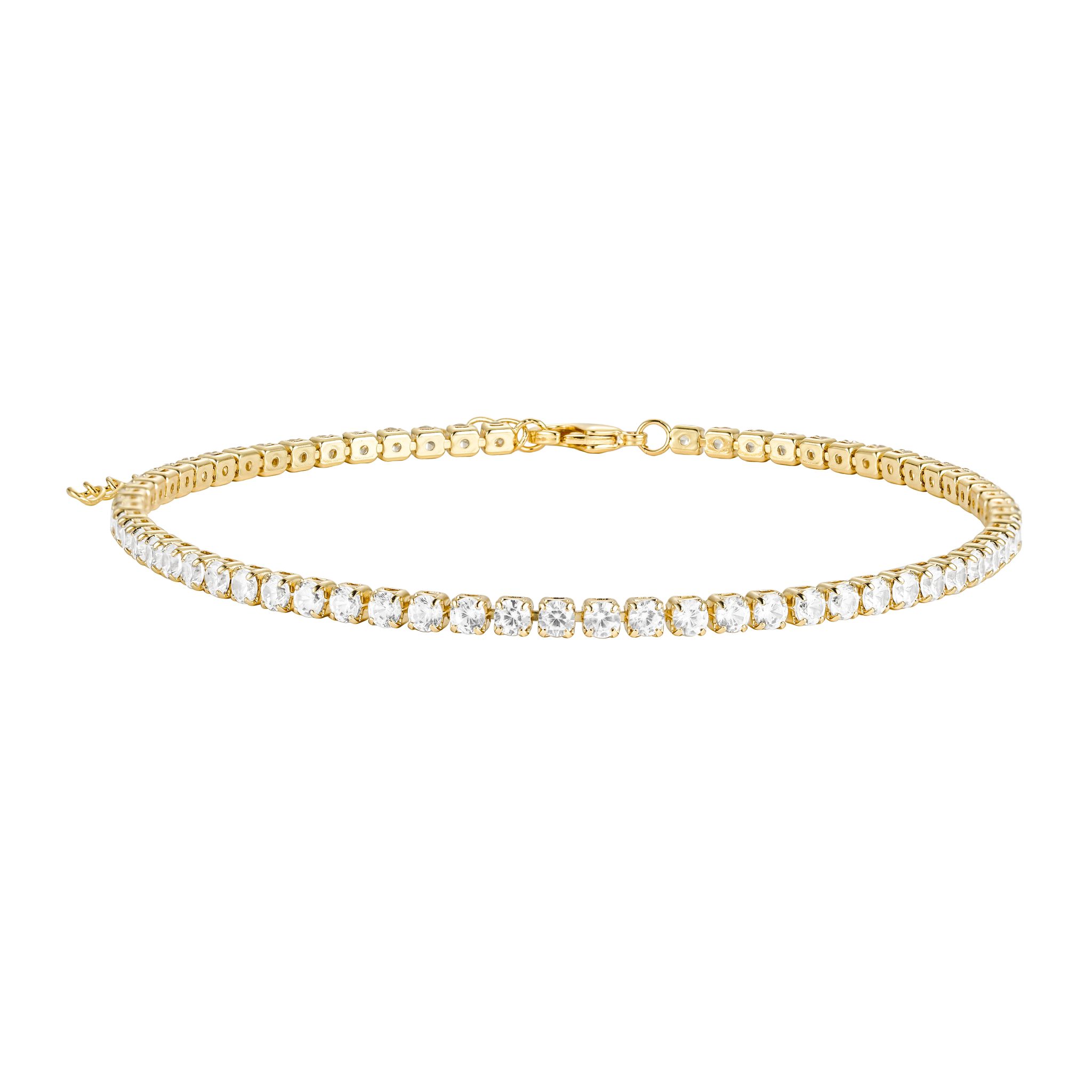 Sparkle Show Anklet, Gold