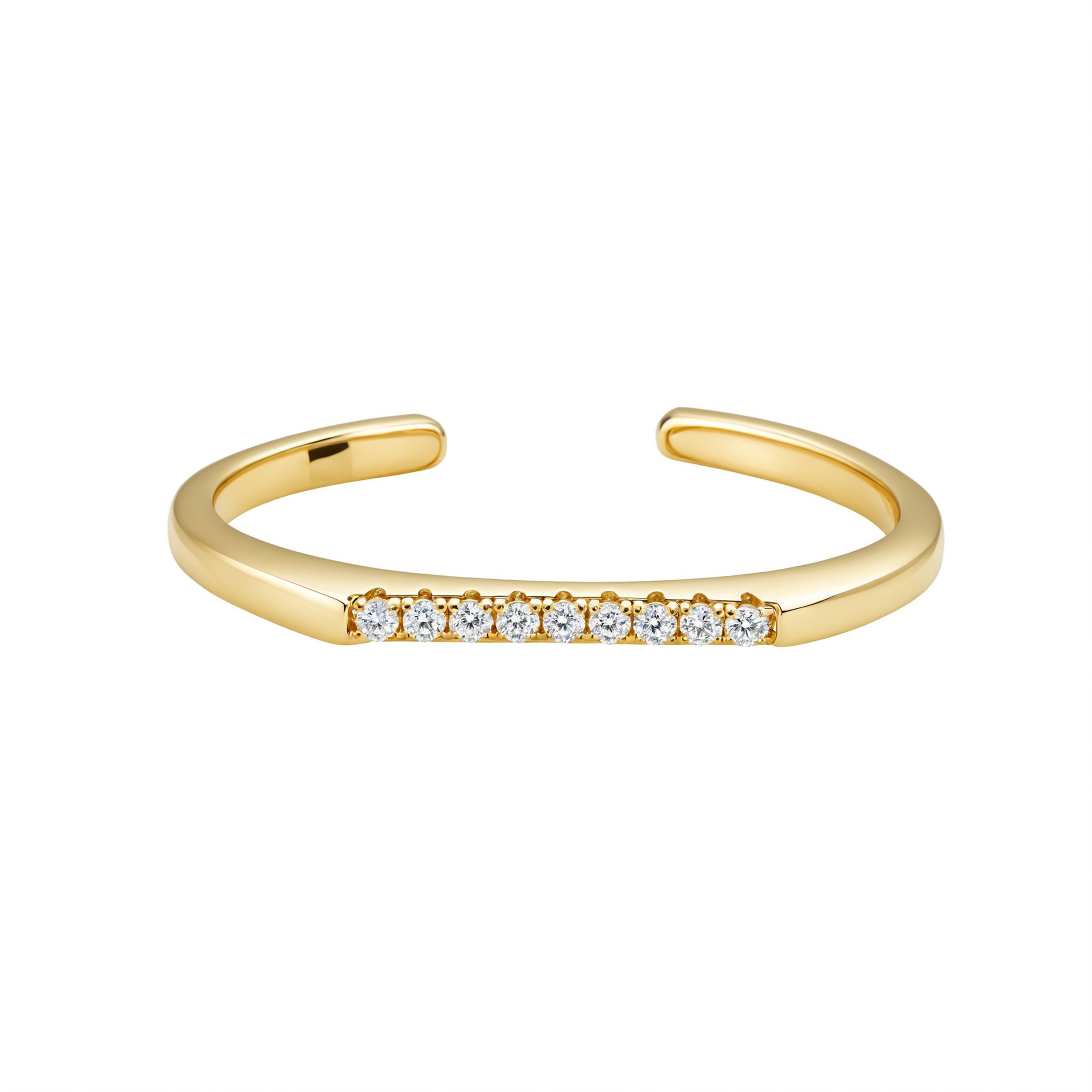 Sparkle Line Ring, Gold
