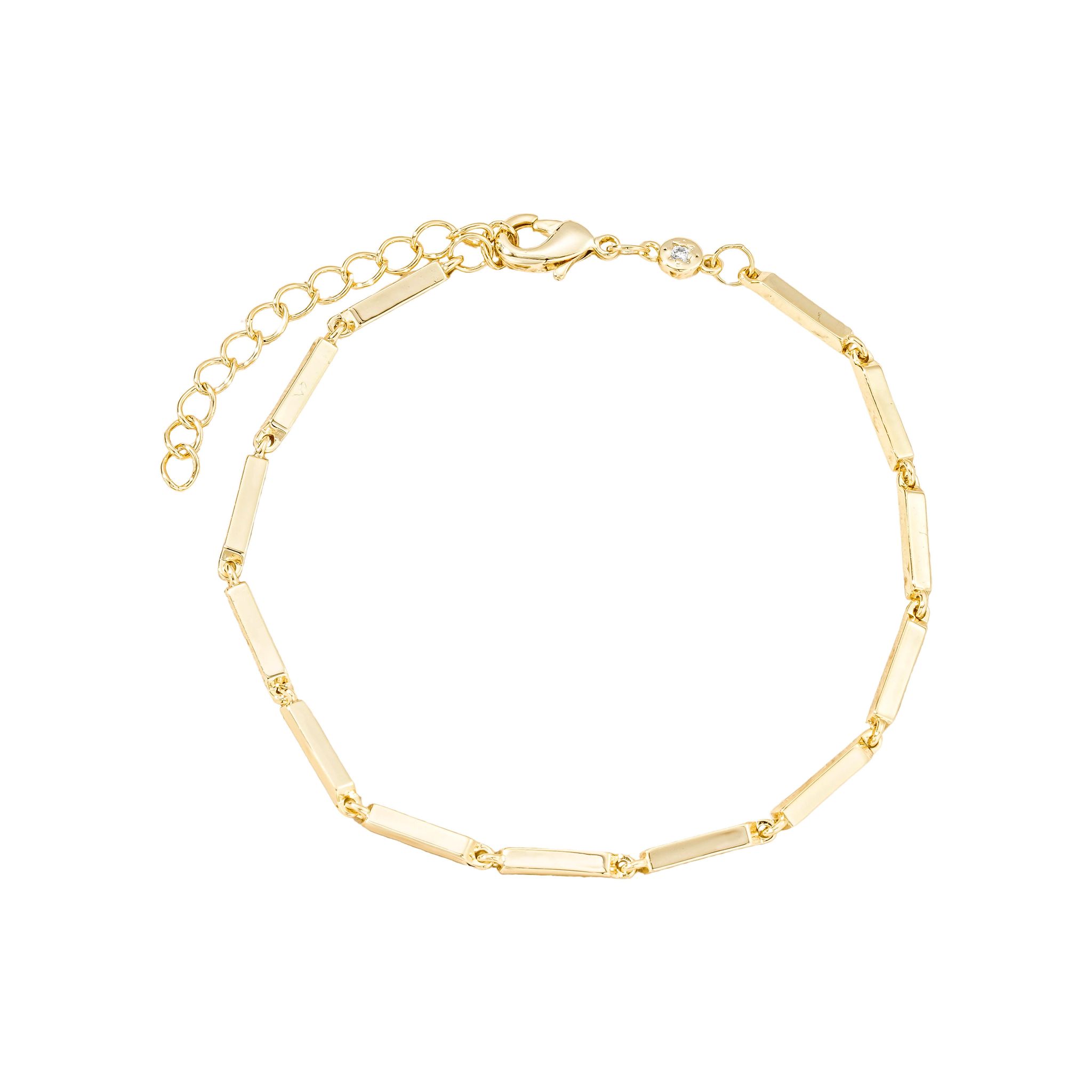 Golden Bars Bracelet, Gold