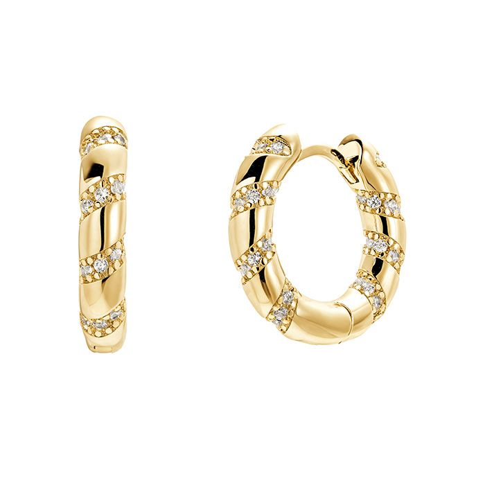 Born To Shine Huggie Hoops