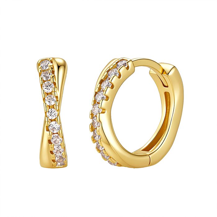 Sofia Huggie Hoops , Gold