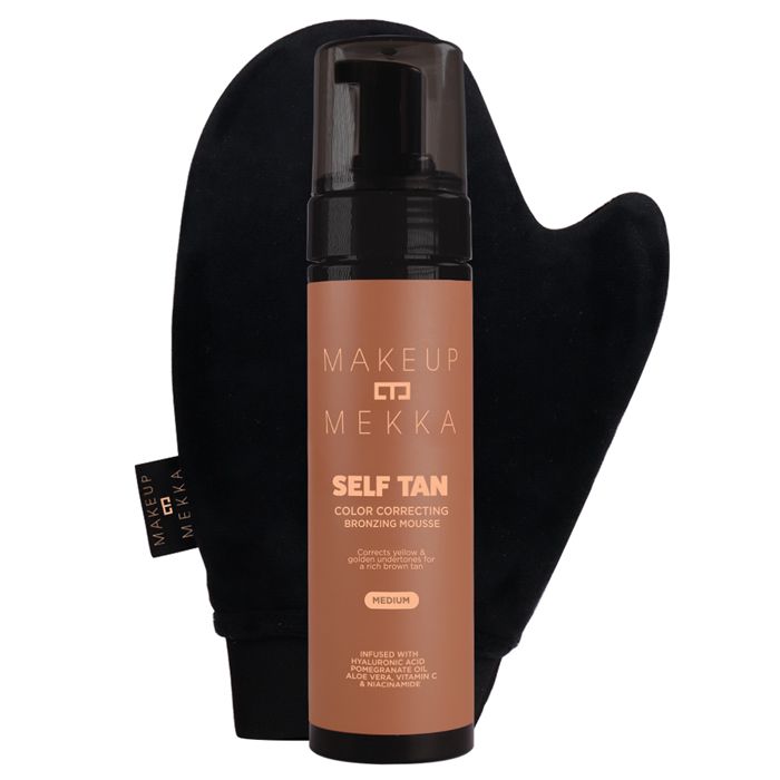 Makeup Mekka Self Tan Mousse & Mitt, Medium