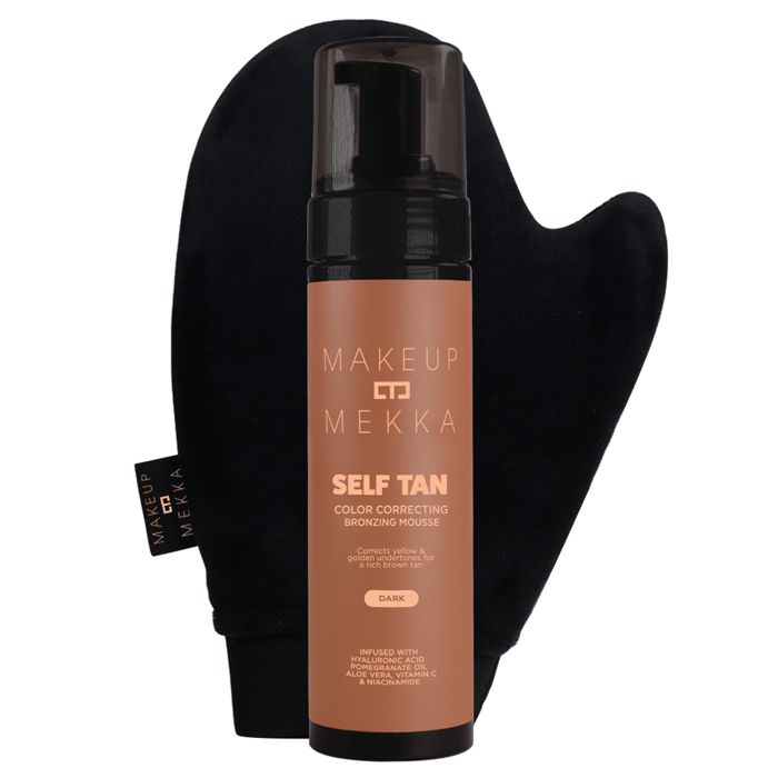 Makeup Mekka Self Tan Mousse & Mitt, Dark