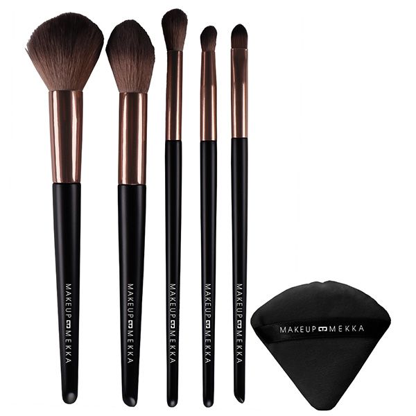Black Bronze Brush Set & Puff