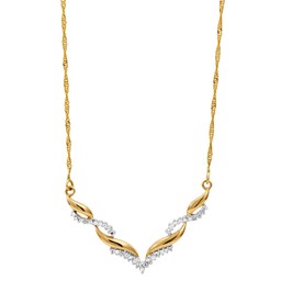 Diamanthalsband i 18K guld Diamanthalsband i 18K guld