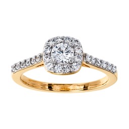 Diamantring i 18K guld Diamantring i 18K guld