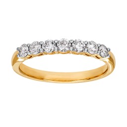 Diamantring i 18K guld