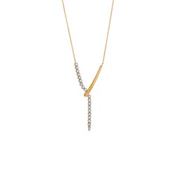 Diamanthalsband i 18K guld med flera diamanter Diamanthalsband i 18K guld med flera diamanter