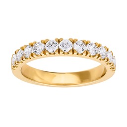 Diamantring i 18K guld - Allians Diamantring i 18K guld - Allians