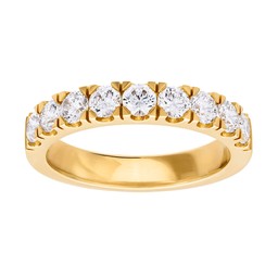 Diamantring i 18K guld - Allians Diamantring i 18K guld - Allians
