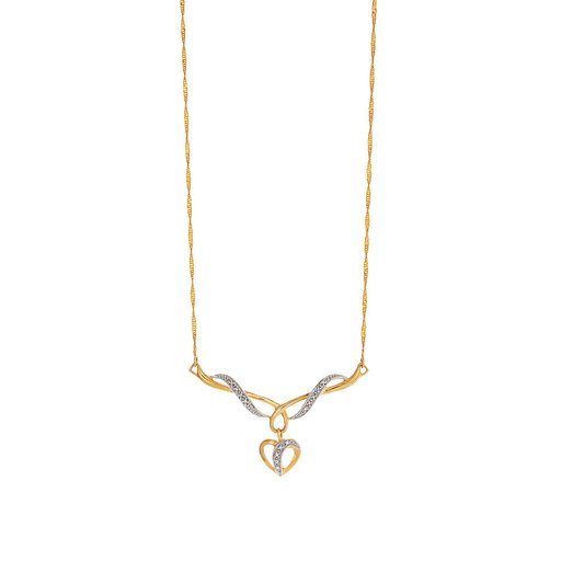 Diamanthalsband i 18K guld