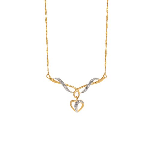 Diamanthalsband i 18K guld