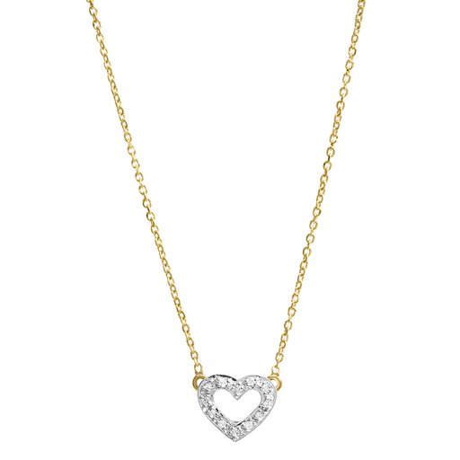 Diamanthalsband i 18K guld