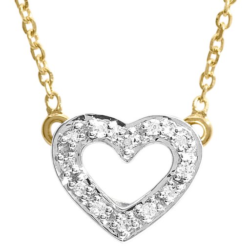 Diamanthalsband i 18K guld