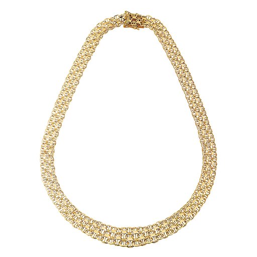 Halsband i 18K guld 42cm