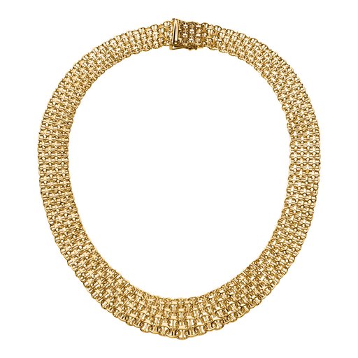 Halsband i 18K guld 45cm