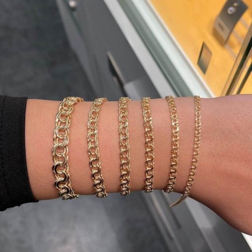 Armband i 18K guld 18,5cm