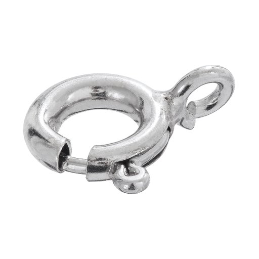 Springring i äkta silver