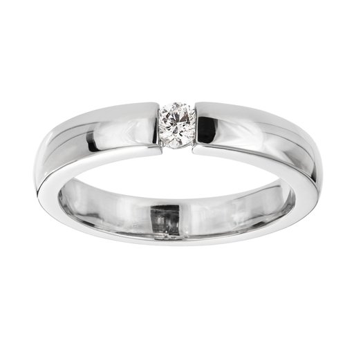 Diamantring i 18K guld