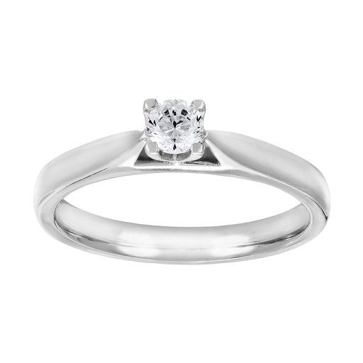 Diamantring i 18K guld