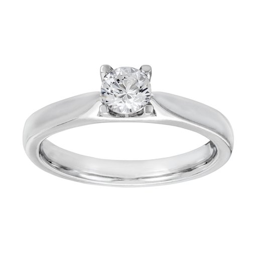 Diamantring i 18K guld