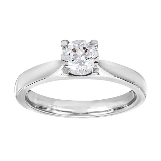 Diamantring i 18K guld