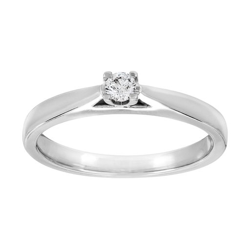 Diamantring i 18K guld