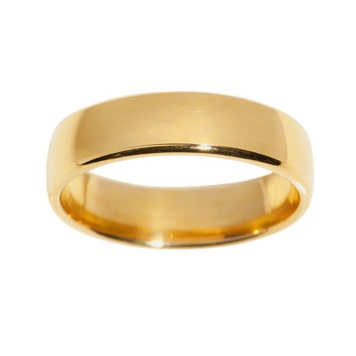 Förlovningsring i 18K guld 5mm.