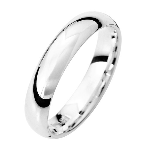 Förlovningsring i äkta silver 4mm
