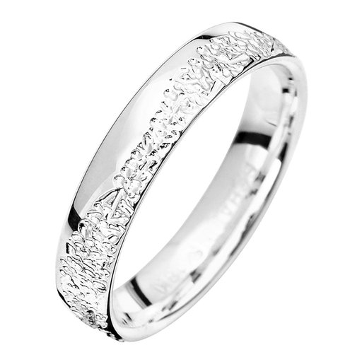 Förlovningsring i äkta silver 4mm