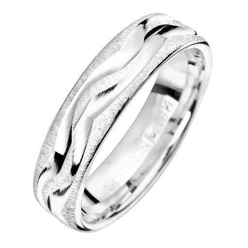 Förlovningsring i äkta silver 5mm