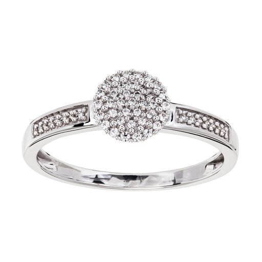 Diamantring i 18K guld