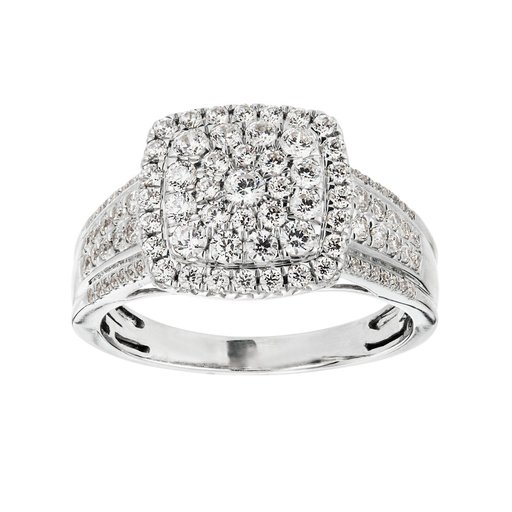 Diamantring i 18K guld