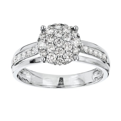Diamant ring i 18K guld