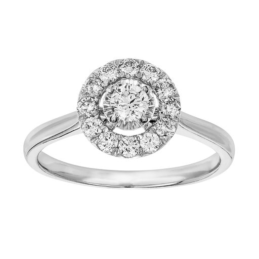 Diamantring i 18K guld