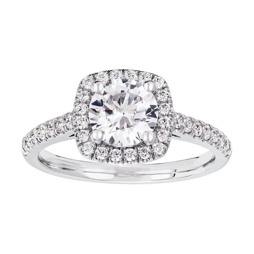 Diamantring i 18K guld